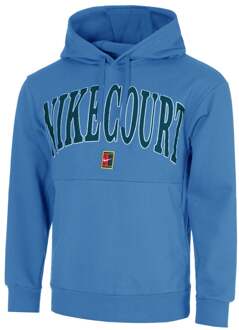 Nike Court Dri-Fit Fleece Heritage Sweater Met Capuchon Heren-Blauw,Donkerblauw