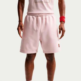 Nike Court Dri-Fit Heritage Fleece Shorts Heren oud roze - M