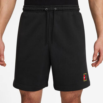Nike Court Dri-Fit Heritage Fleece Shorts Heren-Zwart - L