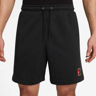 Nike Court Dri-Fit Heritage Fleece Shorts Heren-Zwart - L