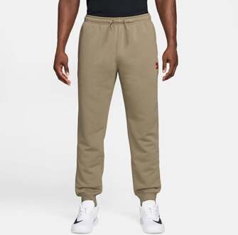 Nike Court Dri-Fit Heritage Fleece Trainingsbroek Heren olijf - M
