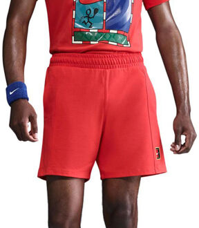 Nike Court Dri-FIT Heritage Shorts Heren-Rood - L