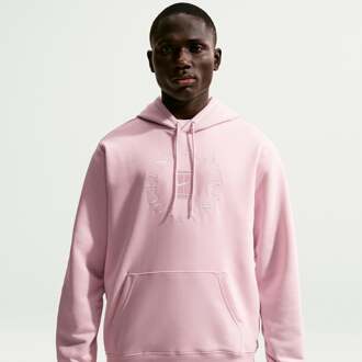 Nike Court Dri-Fit Heritage Sweater met capuchon Heren oud roze - L