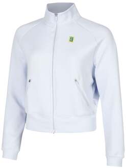 Nike Court Dri-Fit Heritage Trainingsjack Dames lichtgrijs - S