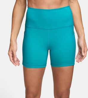 Nike Court Dri-FIT Short Voor Tennisballen Dames-Turkoois - XS