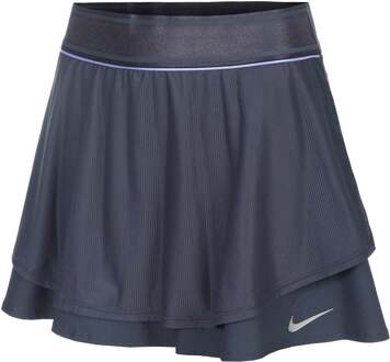 Nike Court Dri-Fit Slam High Rise Rok Dames-Blauw - XL