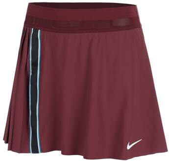Nike Court Dri-FIT Slam High Rise Rok Dames-Donkerrood - XS,XL