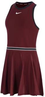 Nike Court Dri-FIT Slam Jurk Dames-Donkerrood - XL