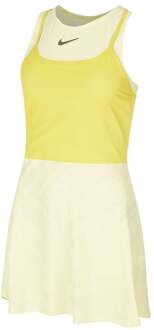 Nike Court Dri-Fit Slam Jurk Dames-Limoen,Groen - XL