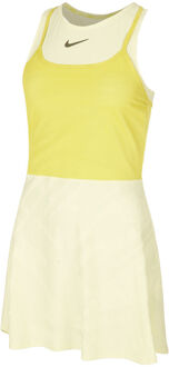 Nike Court Dri-Fit Slam Jurk Dames-Limoen,Groen - XS