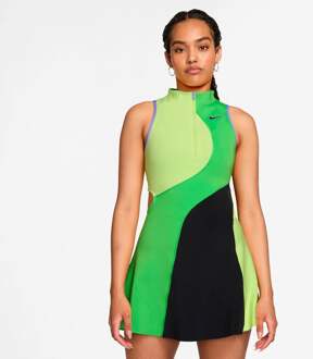 Nike Court Dri-Fit Slam Jurk Dames-limoen, groen
