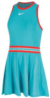Nike Court Dri-FIT Slam Jurk Dames-Turkoois,Rood - XS