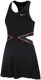 Nike Court Dri-Fit Slam Jurk Dames-zwart - XS,M,L,XL,XXL