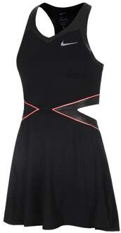 Nike Court Dri-Fit Slam Jurk Dames-zwart