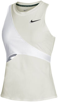 Nike Court Dri-Fit Slam NT PS Tanktop Dames-Crème,Wit - L,XL