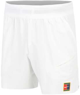 Nike Court Dri-FIT Slam Shorts Heren-Wit - L