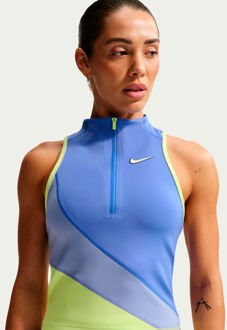 Nike Court Dri-Fit Slam  Tanktop Dames-blauw, blauw-grijs - XS