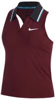 Nike Court Dri-FIT Slam Tanktop Dames-Donkerrood - L,XL