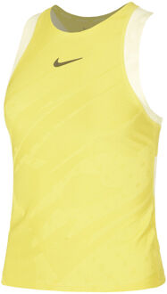 Nike Court Dri-Fit Slam Tanktop Dames-Geel,Limoen - XL
