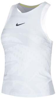 Nike Court Dri-Fit Slam Tanktop Dames-Lichtgrijs,Wit - XL