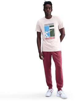 Nike Court Dri-Fit Tee Court T-shirt Heren-oud roze - M,L