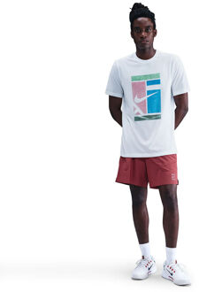 Nike Court Dri-Fit Tee Court T-shirt Heren-wit - M