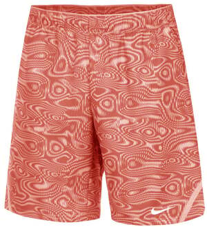 Nike Court Dri-Fit Victory 9in AOP Shorts Heren-Roest - XS