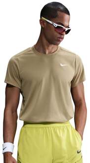 Nike Court Dry Victory T-shirt Heren-Beige - XS,S,M,L,XL,XXL