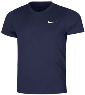 Nike Court Dry Victory T-shirt Heren-Donkerblauw,Wit - XS,S,M,L,XL,XXL