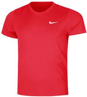 Nike Court Dry Victory T-shirt Heren-Rood,Wit - XL