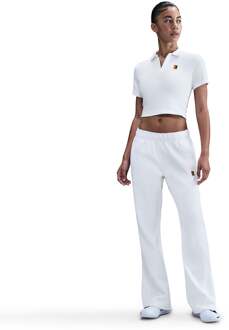 Nike Court Heritage Crop Polo Dames-Wit - XS,S,M,L,XL