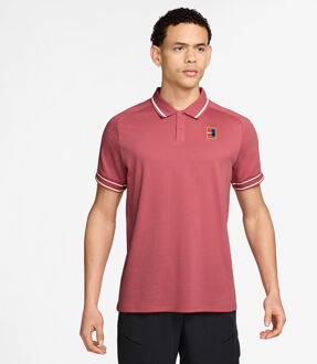 Nike Court Heritage Polo Heren-rood - S,M,L,XL,XXL