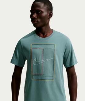 Nike Court Heritage T-shirt Heren-salie, grijs - XS,S,M,L,XL,XXL