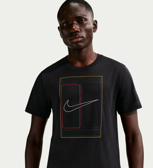 Nike Court Heritage T-shirt Heren-zwart - XS,S,M,XXL