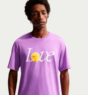 Nike Court Love T-shirt Heren paars - XXL