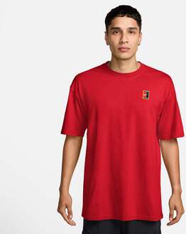 Nike Court M90 Oc T-shirt Heren-Rood - S,M,L,XL,XXL