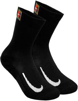 Nike Court Multiplier Cushioned Tennissokken Verpakking 2 Stuks-Zwart,Wit - 38-42