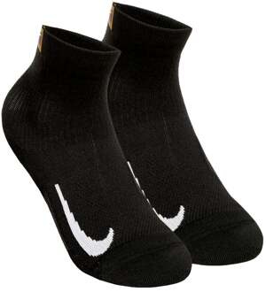 Nike Court Multiplier Max Sportsokken Verpakking 2 Stuks-Zwart,Wit - 34-38,38-42,42-46,46-50