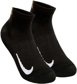 Nike Court Multiplier Max Tennissokken Verpakking 2 stuks Unisex zwart - 46-50