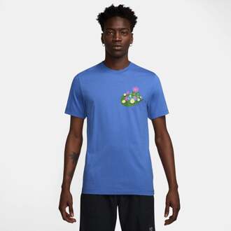 Nike Court Oc T-shirt Heren-Blauw - S