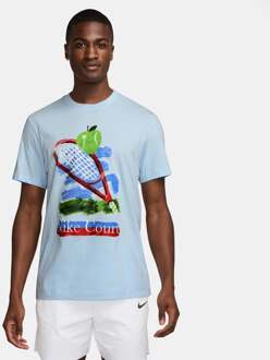 Nike Court T-shirt Heren-Lichtblauw,Veelkleurig - XS,S,M,L,XL,XXL