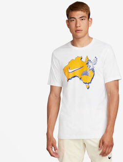 Nike Court T-shirt Heren wit - S,M,XL