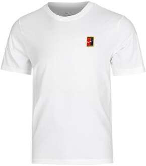 Nike Court Tee Max 90s Original Content T-shirt Heren-Wit - XL