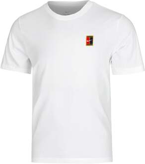 Nike Court Tee Max 90s Original Content T-shirt Heren-Wit - XS,S,M,L,XL,XXL