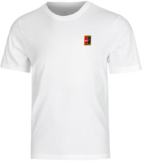 Nike Court Tee Max 90s Original Content T-shirt Heren-Wit