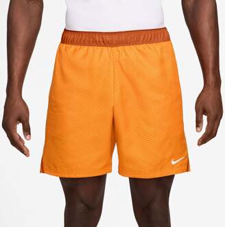 Nike Court Victory Dri-Fit 7in Aop Shorts Heren oranje - XS,S,M,L,XL,XXL