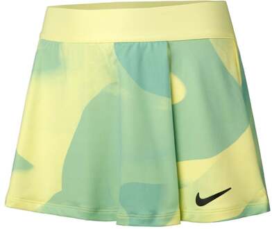 Nike Court Victory Dri-Fit Flouncy Printed Rok Meisjes geel - L,XL