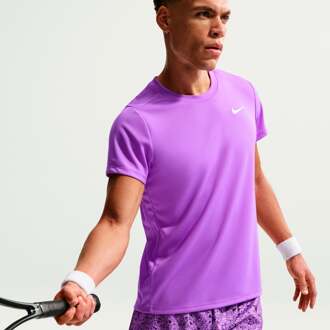 Nike Court Victory Dry T-shirt Heren paars - S