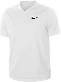 Nike Court Victory Dry T-shirt Heren wit - XXL