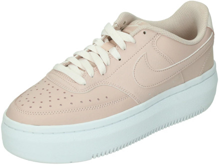 Nike Court Vision Alta Leather Women - Roze Platform Sneakers - 36,5